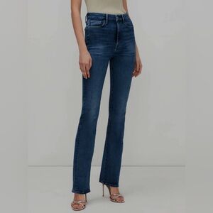 7 for all Mankind Dark Blue Straight Leg Jeans
